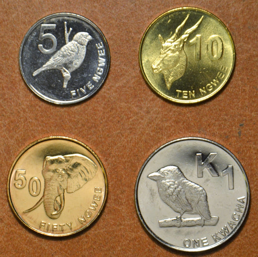 Zambia 4 mince 2012 (UNC)